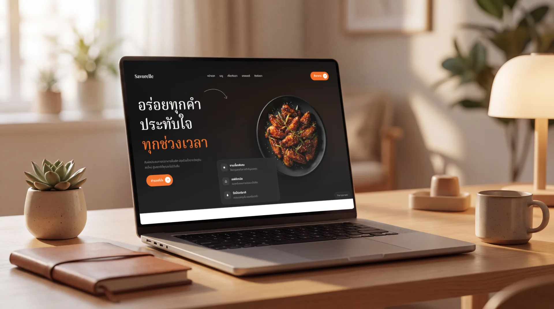 Savorelle restaurant website