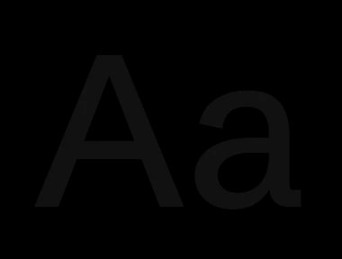 Schibsted Grotesk, Aa