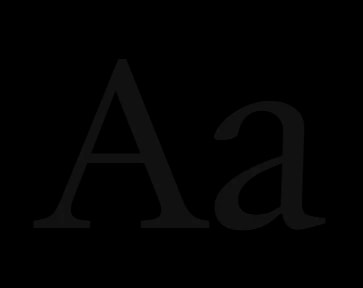 Hedvig Letters Serif, Aa