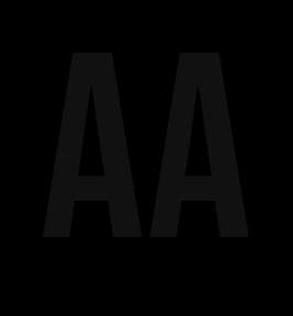 Bebas Neue, Aa
