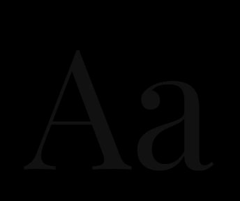 Playfair Display, Aa