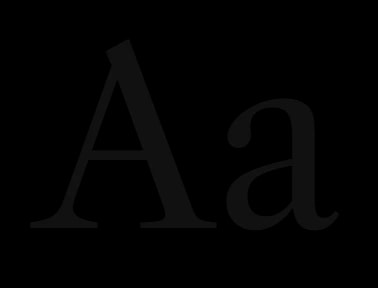 Libre Caslon Text, Aa